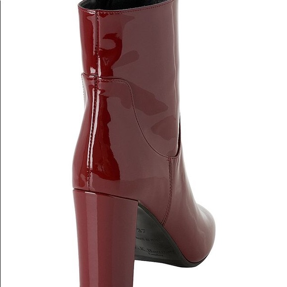 Lk Bennett Pellino Red Patent Ankle Boots - Picture 6 of 6